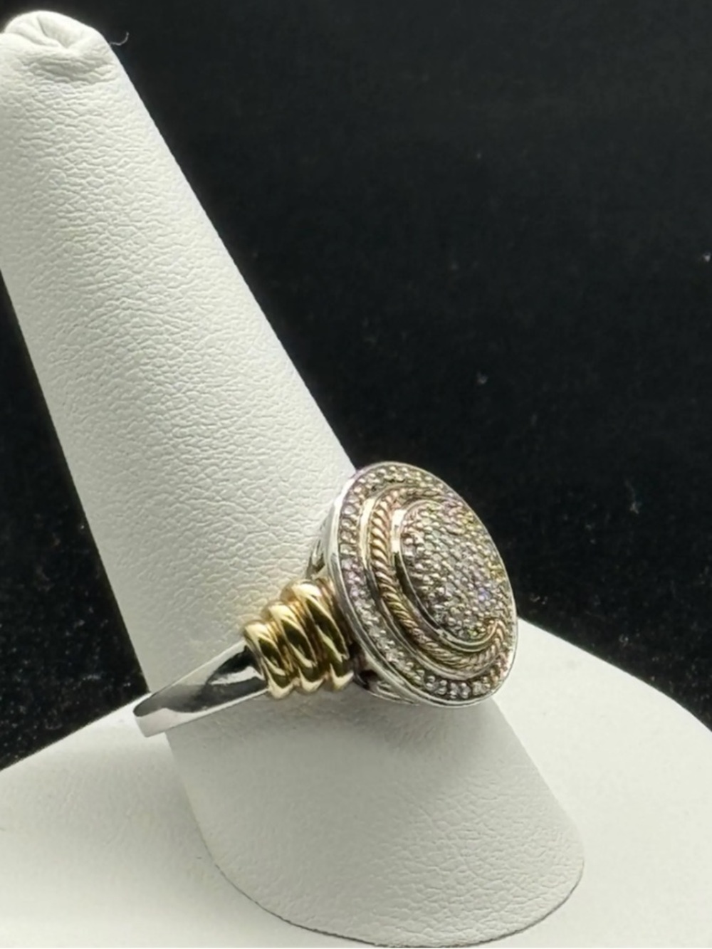 JWBR Sterling Silver Diamond Pave Ring 💍